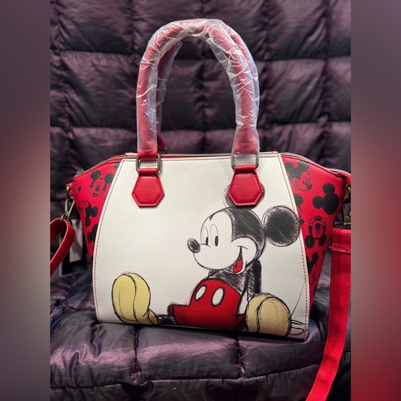 NWT Mickey Mouse Loungefly Bag - Picture 1 of 12